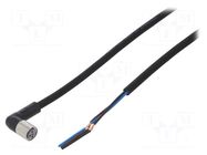 Cable: for sensors/automation; M8; PIN: 3; angled; Len: 5m; plug; 1A OMRON