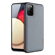 Dux Ducis Fino case covered with nylon material for Samsung Galaxy A02s EU gray, Dux Ducis