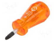 Screwdriver: standard; Pozidriv®; PZ2; HD Classic Stubby C.K