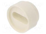 Insert for gland; elastomer; 22x8mm; Application: for flat cable HUMMEL