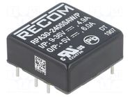 Converter: DC/DC; 30W; Uin: 9÷36VDC; Uout: 5VDC; Iout: 6A; 1"x1"; THT RECOM