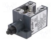 Limit switch; plastic plunger; NO x2; 10A; max.400VAC; max.250VDC PIZZATO ELETTRICA