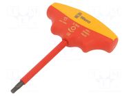 Screwdriver: insulated; torque; hex key; HEX 5mm; 1kVAC; max.5Nm WERA
