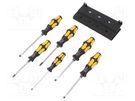 Kit: screwdrivers; for impact,assisted with a key; 6pcs. WERA