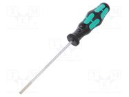 Screwdriver; slot; 3,5x0,6mm; Kraftform Lasertip WERA