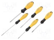 Kit: screwdrivers; Phillips,slot; ESD; SoftFinish ESD®; 5pcs. WIHA