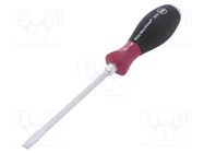 Screwdriver; slot; for impact,assisted with a key; 6,5x1,2mm WIHA