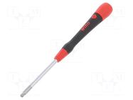 Screwdriver; precision; hex key,spherical; HEX 5/32" WIHA