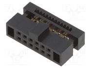 Connector: pin strips; plug; Minitek127®; female; PIN: 12; straight Amphenol Communications Solutions