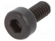 Screw; M2x4; 0.4; Head: cheese head; hex key; HEX 1.5mm; steel BOSSARD