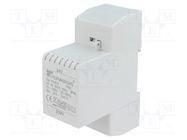 Transformer: mains; 10VA; 230VAC; 24V; Leads: terminal block; IP30 BREVE TUFVASSONS