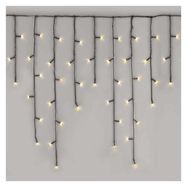 LED Christmas icicles, 3.6 m, outdoor and indoor, warm white, programmes, EMOS