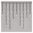 LED Christmas icicles, 3.6 m, outdoor and indoor, cool white, programmes, EMOS