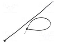 Cable tie; L: 900mm; W: 9mm; black; polyamide; 778N; Ømax: 265mm FIX&FASTEN
