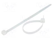 Cable tie; L: 120mm; W: 4.8mm; natural; polyamide; 222N; Ømax: 30mm FIX&FASTEN