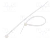Cable tie; L: 180mm; W: 4.8mm; polyamide; 222N; natural; Ømax: 42mm FIX&FASTEN