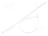 Cable tie; L: 280mm; W: 4.8mm; natural; polyamide; 222N; Ømax: 76mm FIX&FASTEN