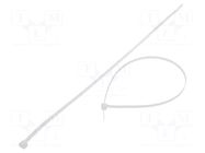 Cable tie; L: 370mm; W: 4.8mm; natural; polyamide; 333N; Ømax: 102mm FIX&FASTEN