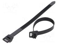 Cable tie; L: 229mm; W: 12.7mm; black; polyamide; 1112N; Ømax: 51mm PANDUIT