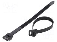 Cable tie; L: 229mm; W: 12.7mm; black; polyamide; 1112N; Ømax: 51mm PANDUIT
