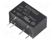 Converter: DC/DC; 1W; Uin: 4.5÷5.5VDC; Uout: 5VDC; Iout: 200mA; SIP7 RECOM