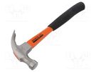 Hammer; roofing; 330mm; W: 130mm; 800g; steel; fiberglass BAHCO