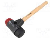 Hammer; 325mm; W: 110mm; 621g; 40mm; round; wood (hickory) WIHA
