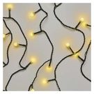 LED Christmas cherry chain – balls, 8 m, outdoor and indoor, warm white, timer, EMOS