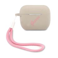 Guess GUACAPLSVSGP AirPods Pro cover gray pink/grey pink Silicone Vintage, Guess