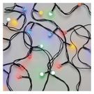 LED Christmas cherry chain – balls, 8 m, outdoor and indoor, multicolour, timer, EMOS