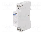 Contactor: 2-pole installation; 20A; 12VAC; NC x2; CR20 EATON ELECTRIC