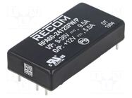 Converter: DC/DC; 60W; Uin: 9÷36VDC; Uout: 12VDC; Iout: 5A; 2"x1" RECOM