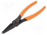 Pliers; for circlip; internal; 19÷60mm; Pliers len: 180mm BAHCO