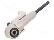 Holder; 1/4"; Overall len: 130mm; Mounting: 1/4" (E6,3mm) WIHA