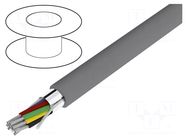 Wire; Alpha Essential C&C; 9x24AWG; shielded,Al-PET foil; PVC ALPHA WIRE