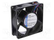 Fan: DC; axial; 12VDC; 92x92x32mm; 80m3/h; 35dBA; ball; 2650rpm EBM-PAPST