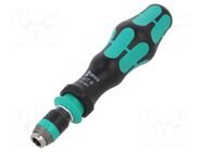 Screwdriver handle; with quick-release chuck; 133mm WERA