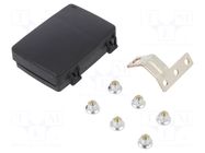 Case; screw,push-in; black; Kit: housing; MIDIVAL MTA