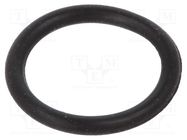 O-ring gasket; NBR rubber; Thk: 1mm; Øint: 7mm; black; -30÷100°C ORING USZCZELNIENIA TECHNICZNE