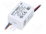Power supply: switched-mode; LED; 4W; 12VDC; 330mA; 90÷264VAC; IP65 RECOM