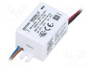 Power supply: switching; LED; 4W; 12VDC; 330mA; 90÷264VAC; IP65 RECOM