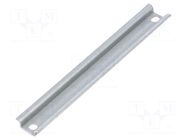 DIN rail; steel; zinc; L: 108mm; W: 15mm; for enclosures; TS15 x 5 SPELSBERG