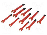 Wrench-set; insulated,spanner; steel; 1kVAC; 10pcs. BAHCO