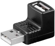 USB 2.0 Hi-Speed Adapter - USB 2.0 male (type A) > USB 2.0 female (Type A) 90°
