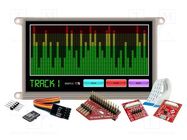 Dev.kit: with display; LCD TFT; Resolution: 800x480; uC: DIABLO16 4D Systems