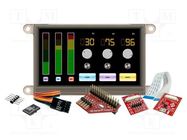 Dev.kit: with display; LCD TFT; Resolution: 480x272; uC: DIABLO16 4D Systems