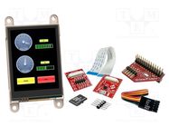 Dev.kit: with display; LCD TFT; Resolution: 240x320; uC: DIABLO16 4D Systems