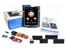 Dev.kit: with display; socket for microSD cards,I/O x20; 5VDC 4D Systems