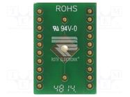 Board: universal; multiadapter; W: 19.05mm; L: 27.94mm; QFN20 ROTH ELEKTRONIK GMBH