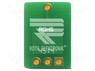 Board: universal; multiadapter; W: 10.8mm; L: 15.55mm; SOT223 ROTH ELEKTRONIK GMBH